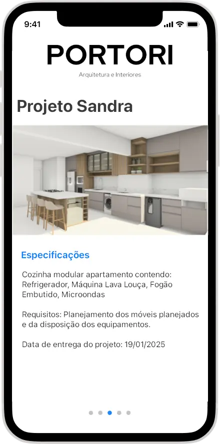Modelo de Projeto entregue ao cliente